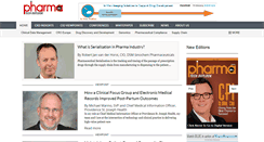 Desktop Screenshot of pharmatechoutlook.com